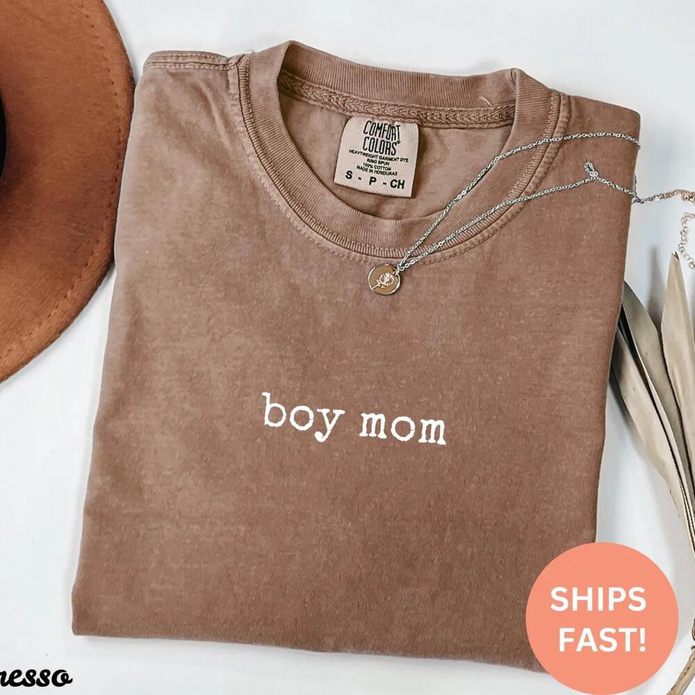 Boy Mom Shirt, Mom Of Boys Shirt, Cute Mom Life Tee